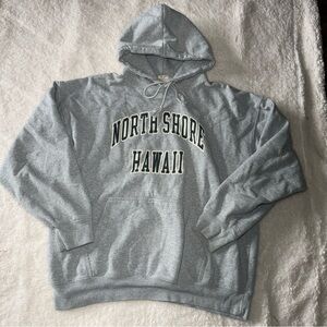 North Shore Hawaii Gray Hoodie